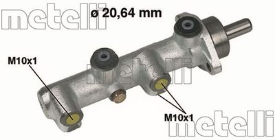 Главный тормозной цилиндр METELLI 05-0129 для ALFA ROMEO 33
