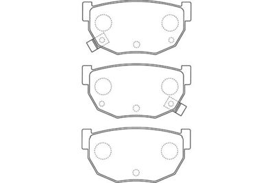Kavo Parts Stabdžių trinkelių rinkinys, diskinis stabdys