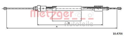 CABLU FRANA DE PARCARE METZGER 104706