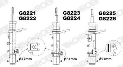 STOßDäMPFER MONROE G8225 3