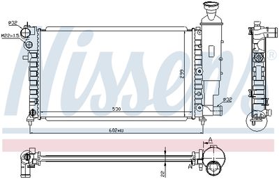 RADIATOR RACIRE MOTOR NISSENS 63537A 4