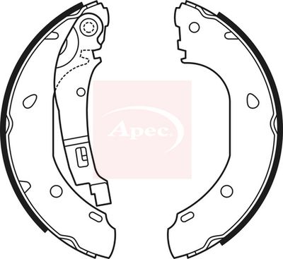 APEC Brake Shoe Set SHU661