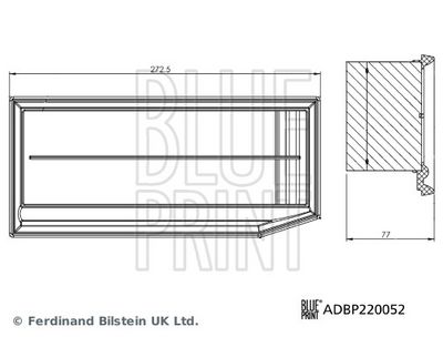 LUFTFILTER BLUE PRINT ADBP220052 2