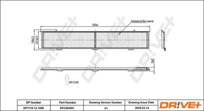 FILTER INNENRAUMLUFT DR!VE+ DP1110121085 1