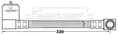 Тормозной шланг BORG & BECK BBH6934 для CHRYSLER VOYAGER