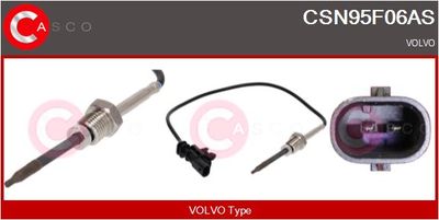 Čidlo, teplota výfukových plynů CASCO CSN95F06AS