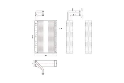 VERDAMPFER KLIMAANLAGE WALKER WEV00071 6