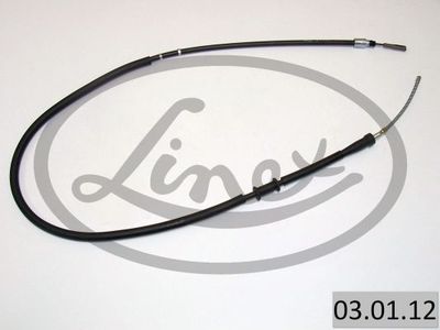 Тросик, cтояночный тормоз LINEX 03.01.12 для AUDI 80