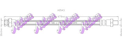 Тормозной шланг KAWE H1543 для NISSAN NAVARA