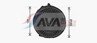 VENTILATOR HABITACLU AVA Clever Choice RT8666 1