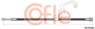 Тормозной шланг COFLE 92.BH.HY061 для HYUNDAI GALLOPER