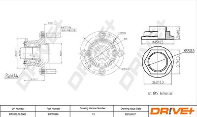 RADLAGERSATZ DR!VE+ DP2010100966 2