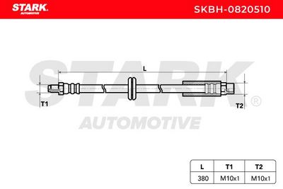 спирачен маркуч STARK SKBH-0820510