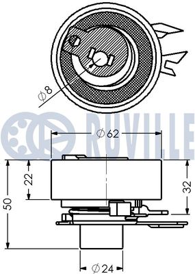 ROLA INTINZATOR CUREA DISTRIBUTIE RUVILLE 540346 1