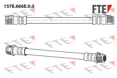 Тормозной шланг FTE 157E.666E.0.0 для CITROËN DS3