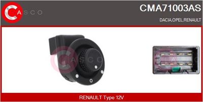 COMUTATOR REGLAJ OGLINDA CASCO CMA71003AS