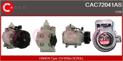 COMPRESOR CLIMATIZARE CASCO CAC72041AS