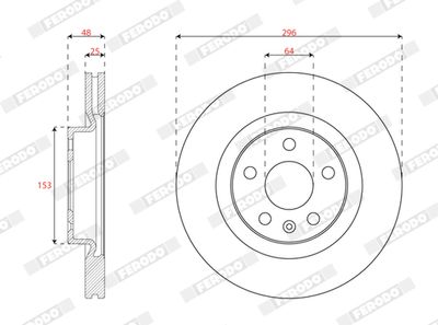 DISC FRANA FERODO DDF3036C