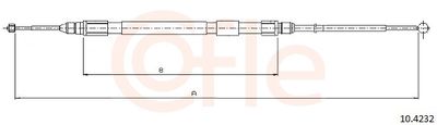 CABLU FRANA DE PARCARE COFLE 104232