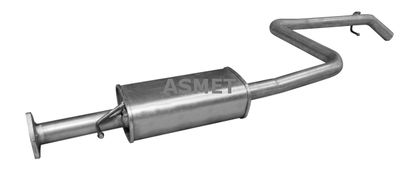 Средний глушитель выхлопных газов ASMET 24.037 для DAEWOO NUBIRA