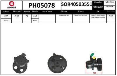 HYDRAULIKPUMPE LENKUNG SNRA PH05078