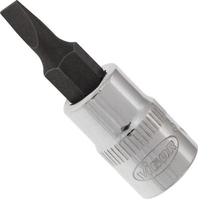 Vigor V2427N Nástrčná hlavice plochá 0,8 x 4mm 1/4"