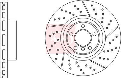 APEC Brake Disc DSK3251