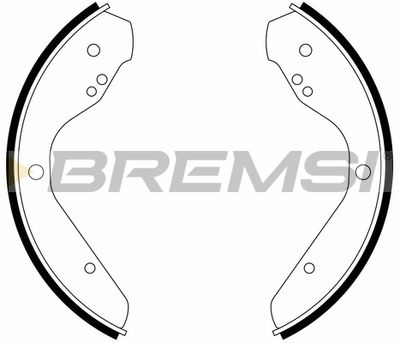 Комплект тормозных колодок BREMSI GF0538A для VW KARMANN