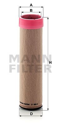Sekundärluftfilter MANN-FILTER CF 990/2