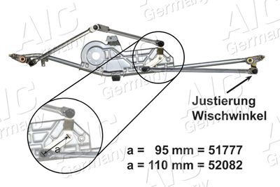 WISCHERGESTäNGE AIC 52082 4