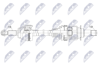 полуоска NTY NPW-TY-282