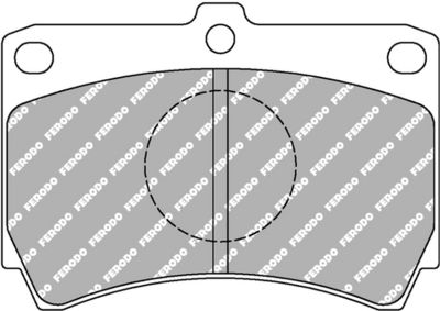 Sada brzdových destiček, kotoučová brzda FERODO RACING FCP487H