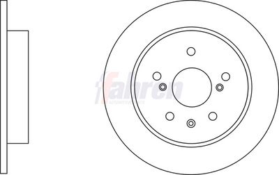 Fahren Brake Disc FBD6725