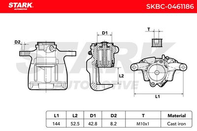 спирачен апарат STARK SKBC-0461186