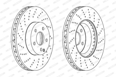 Brake Disc DDF1694C-1