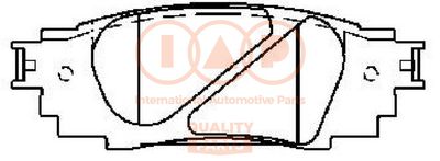Комплект тормозных колодок, дисковый тормоз IAP QUALITY PARTS 704-17241 для LEXUS UX