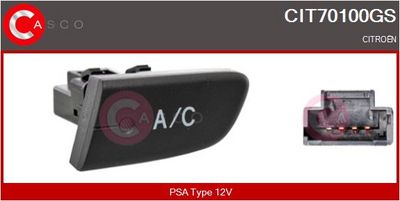 COMUTATOR TEMPERATURA VENTILATOR AER CONDITIONAT