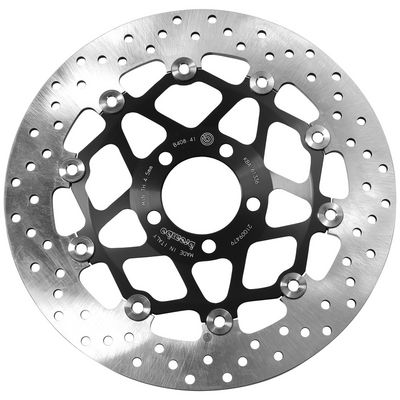 Brake disc Voor drijvend, 300/61x5mm 5x81mm, diameter bevestigingsgat 10,5mm, hoogte (tussenruimte) 0 past: KAWASAKI GPZ 1000/1100/1200 (Ninja)/1400 (Ninja)/550 (Zephyr)/600 (Ninja)/600D/600E/750/750S