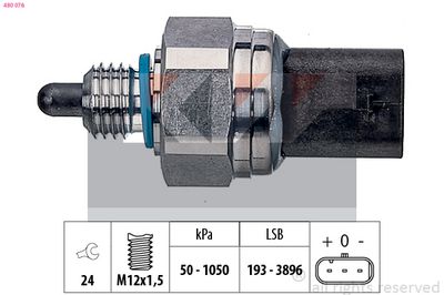 Czujnik, ciśnienie oleju KW 480076