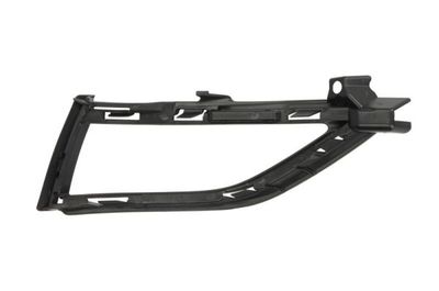 Voorbumper afdekking Voor Links (met mistlampgaten, black-matt) past: VW GOLF VII 03.17-12.20