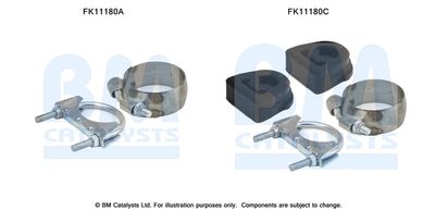 zestaw montażowy, filtr sadzy / filtr cząstek stałych BM CATALYSTS FK11180