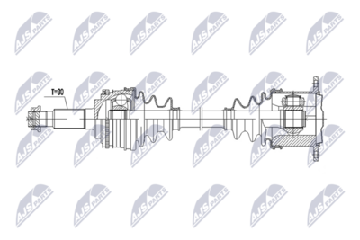 полуоска NTY NPW-TY-256