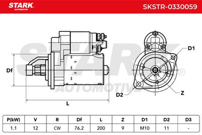 стартер STARK SKSTR-0330059