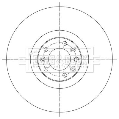 спирачен диск BORG & BECK BBD5985S