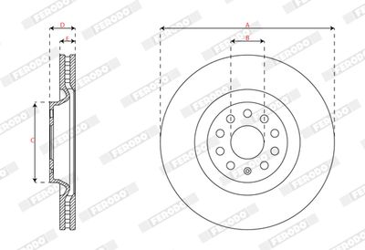 Brake Disc DDF3062C-1