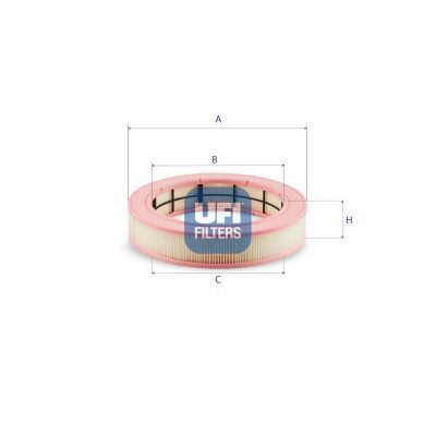 UFI Filtras, salono oras