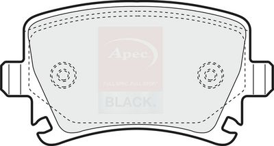 APEC Brake Pad Set, disc brake PAD1324B