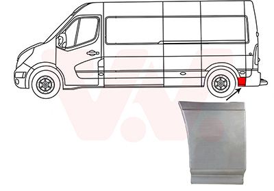 Boční stěna VAN WEZEL 3396143