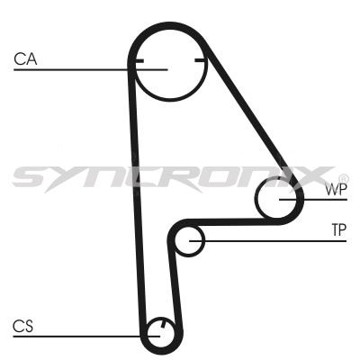 SY1101081 SYNCRONIX Комплект ремня ГРМ