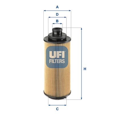 UFI Alyvos filtras